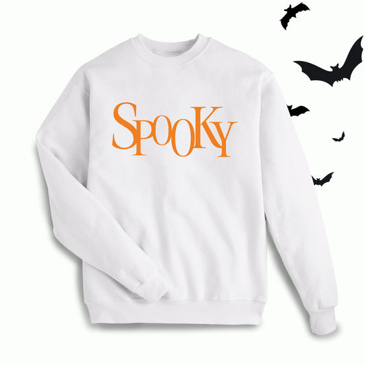 Spooky Halloween - White Sweatshirt