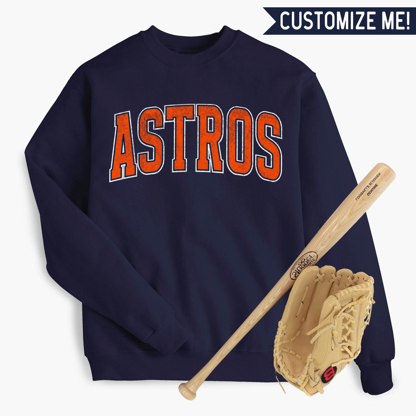 Baseball Team Name Sweatshirt