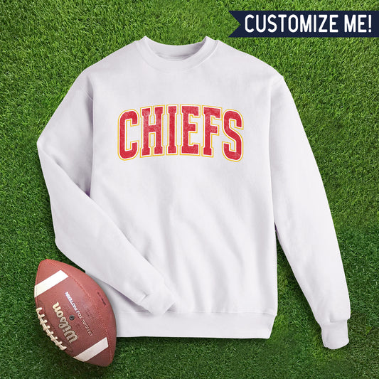 CUSTOM Football Adult Sweatshirt