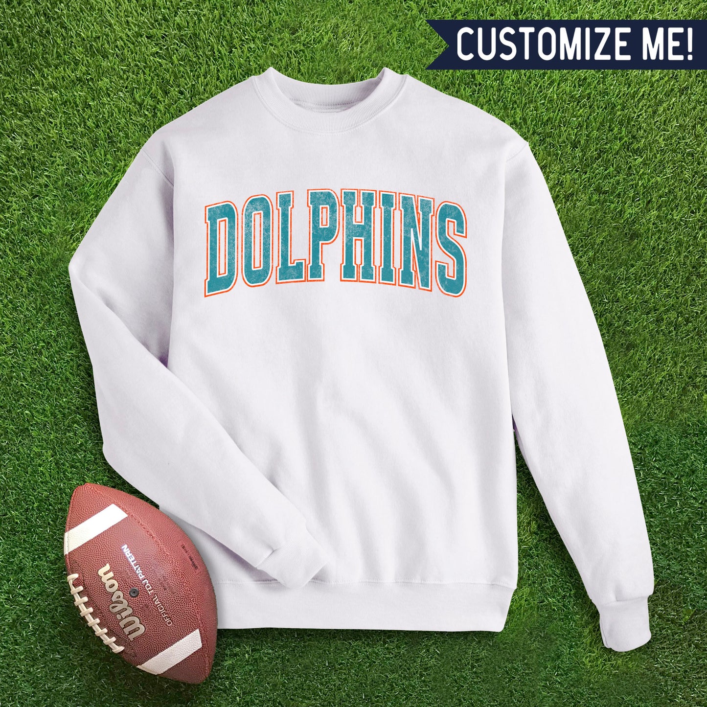 CUSTOM Football Adult Sweatshirt