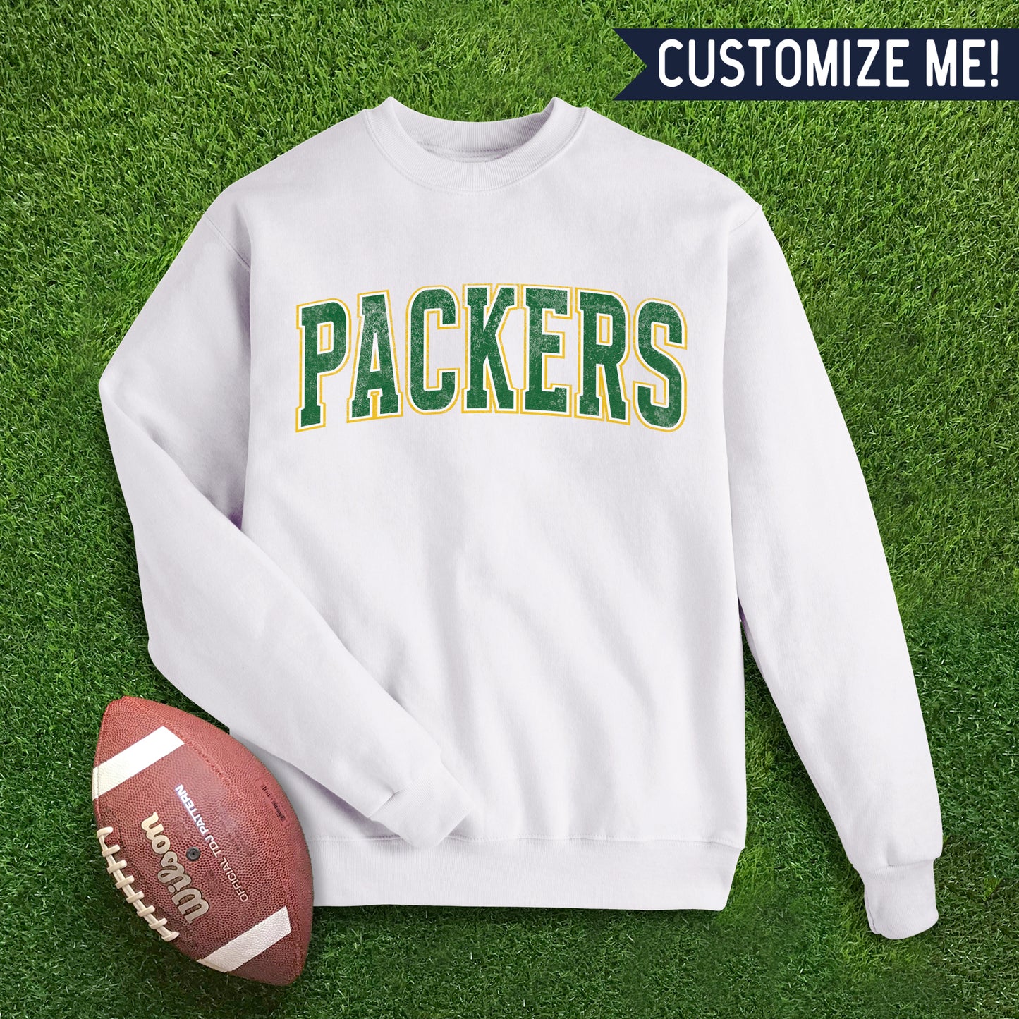 CUSTOM Football Adult Sweatshirt