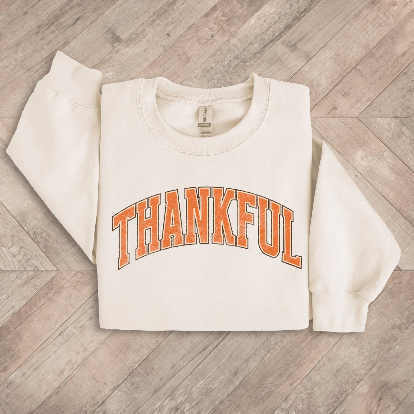 Varsity Thankful Sweatshirt