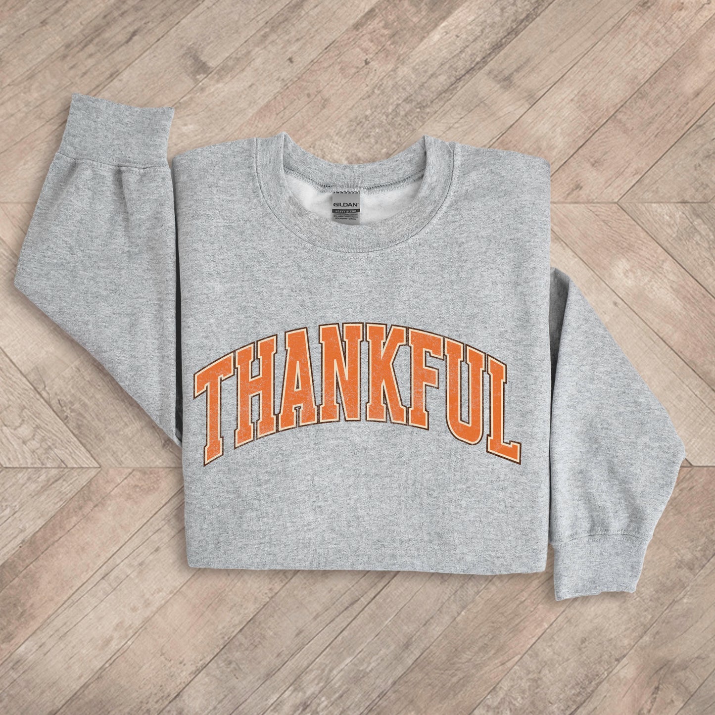 Varsity Thankful Sweatshirt