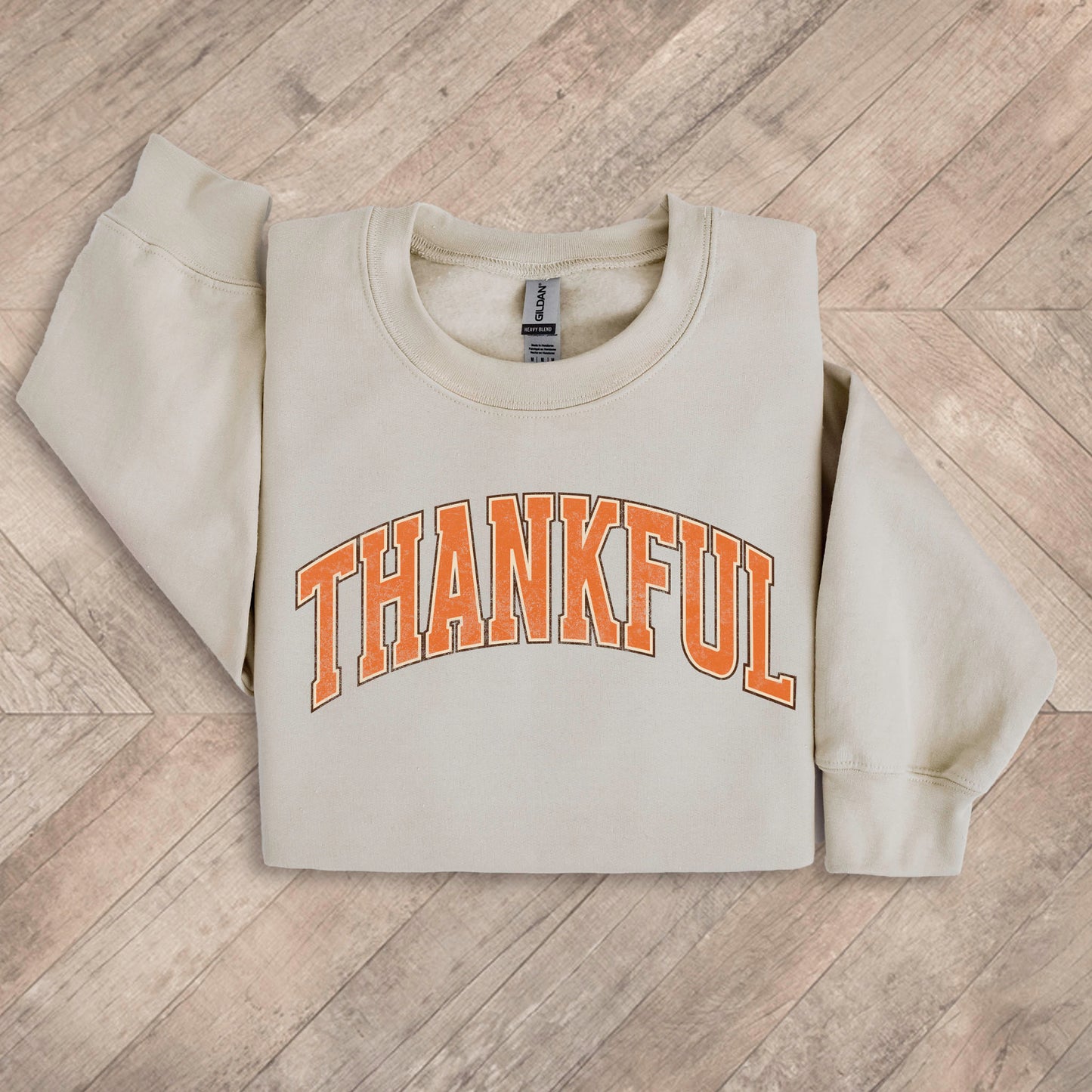 Varsity Thankful Sweatshirt