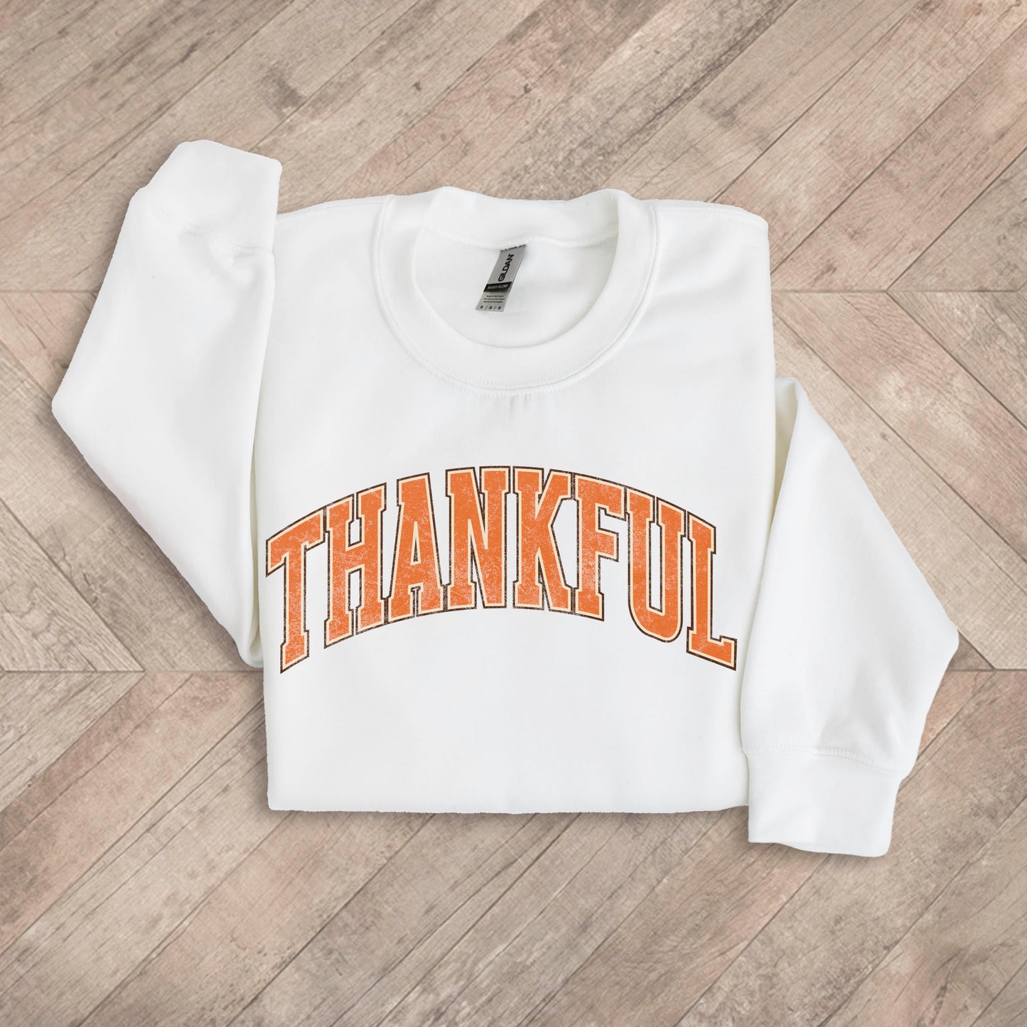 Varsity Thankful Sweatshirt