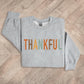 Color Block Thankful Sweatshirt