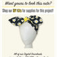 Tie Headband Sewing Pattern - Digital Download & Video Tutorial