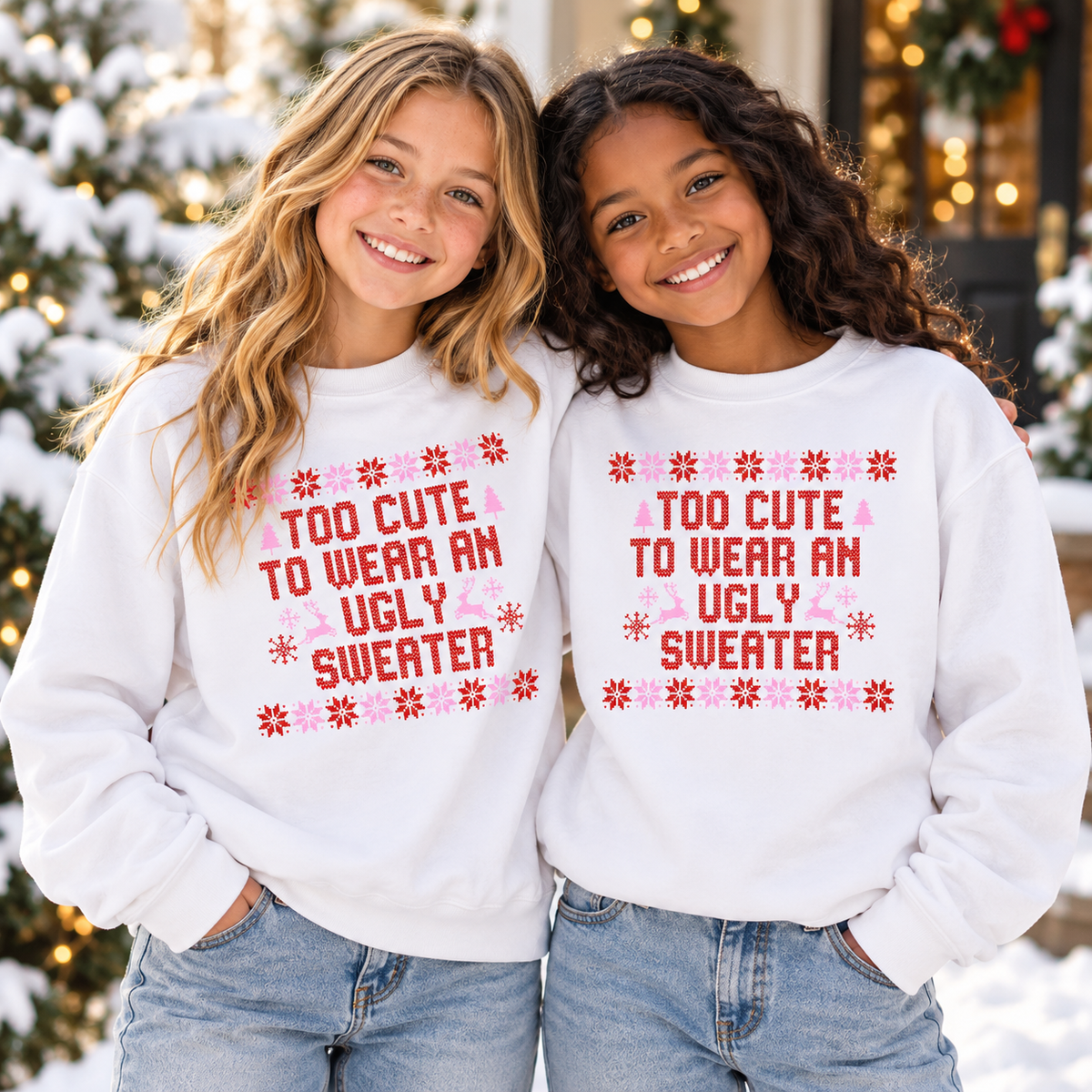 Too Cute Holiday Sweatshirt