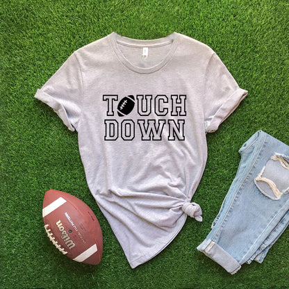 Touch Down - Heather Grey T-shirt