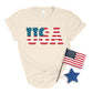 USA Flag T-shirt