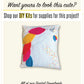 Unicorn Pillow Sewing Pattern - Digital Download