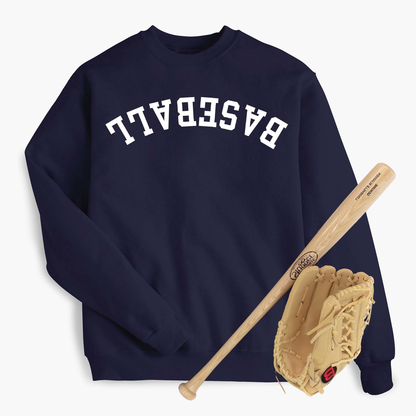 Upside Down Baseball Sweatshirt