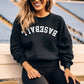 Upside Down Baseball Sweatshirt
