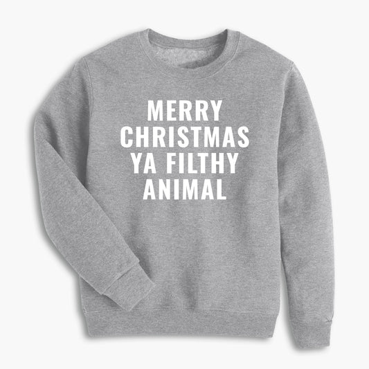 Ya Filthy Animals - Heather Grey Sweatshirt