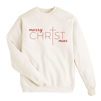 Christ Merry Christmas Holiday Sweatshirt