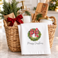 Merry Wreath Holiday Kitchen Towel