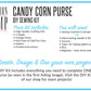 DIY Candy Corn Purse Sewing Kit