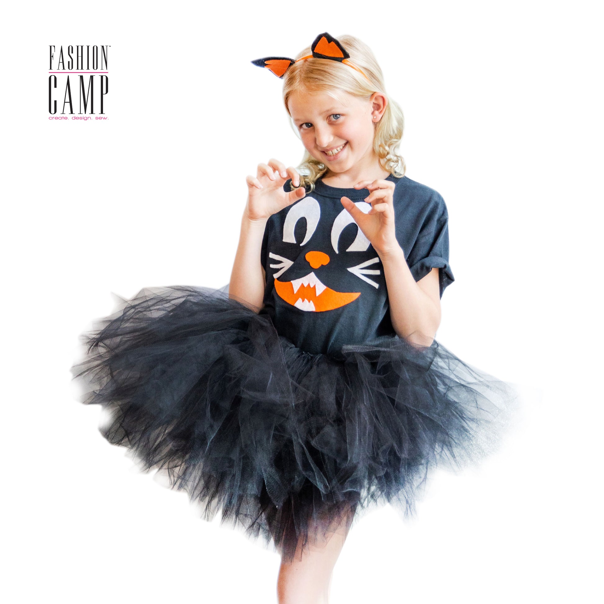 DIY Tutu and Tee Costume Kit Cat Costume – Fashion Camp