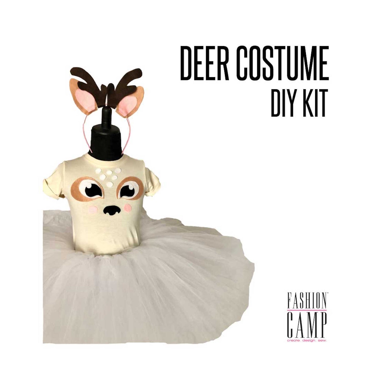 DIY Tutu and Tee Costume Kit | Halloween DIY | No Sew Tutu | Craft Kit | Unicorn Bee Deer Swan Flamingo Gumball Cat Pineapple Pumpkin