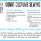 DIY Donut Costume Sewing Kit