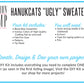 DIY Kit Ugly Hanukkah Sweater  |  Hanukcats "Ugly" Holiday Sweater