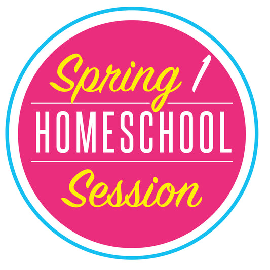 Homeschool Spring I Session: 7 weeks. Fridays, Feb 23- Apr 5, 10:30am-12:30pm