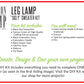 DIY Kit Ugly Christmas Sweater | Leg Lamp "Ugly" Holiday Sweater