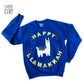DIY Kit Ugly Hanukkah Sweater | Llamakkah "Ugly" Holiday Sweater