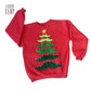 DIY Kit Ugly Christmas Sweater | Mustache Tree "Ugly" Holiday Sweater