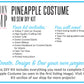 DIY Tutu and Tee Costume Kit | Pineapple Costume