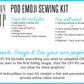 DIY Poo Emoji Pillow Sewing Kit & Video Tutorial