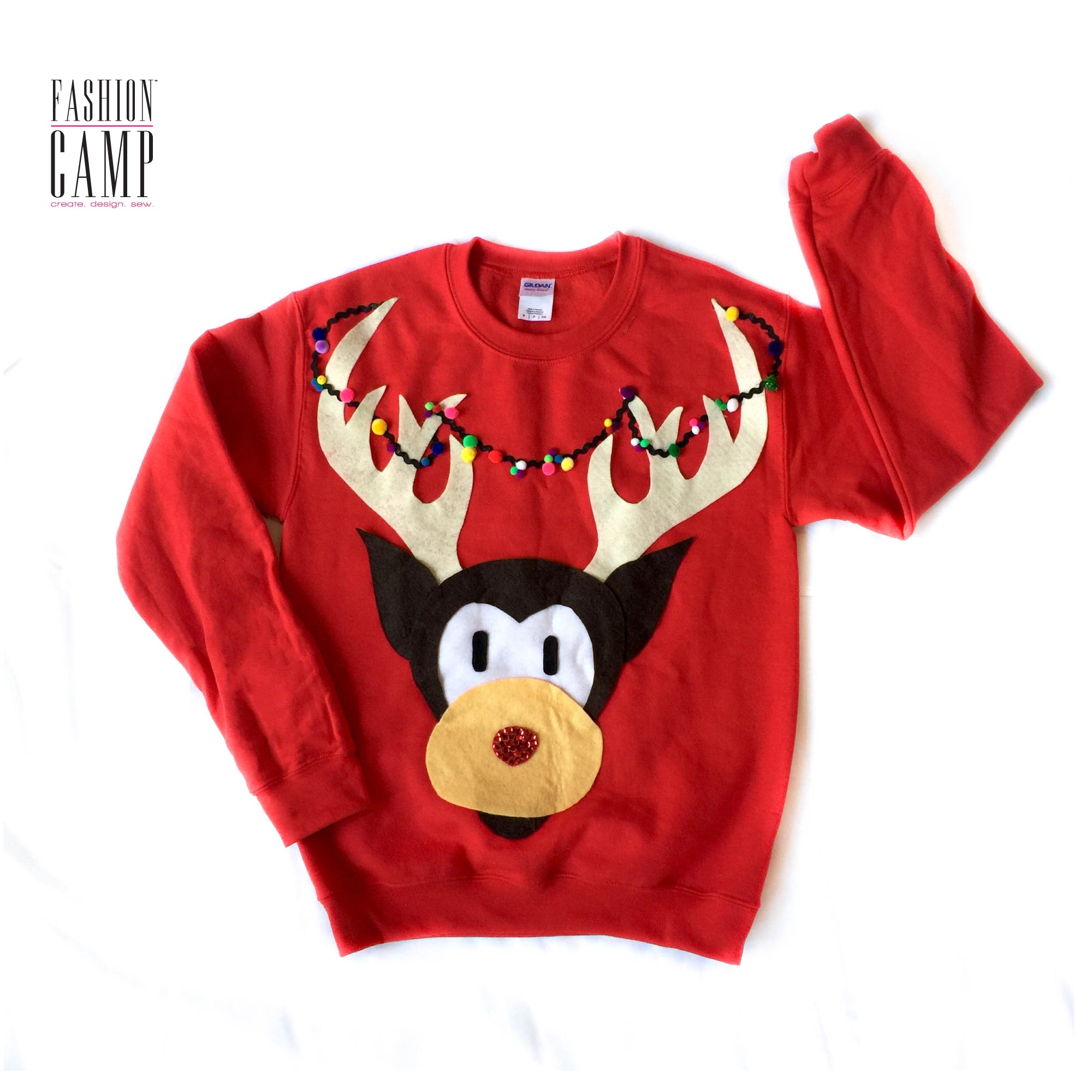 DIY Kit Ugly Christmas Sweater | Rudolph