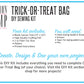 DIY Trick-Or-Treat Bag Kit | No Sew Kit